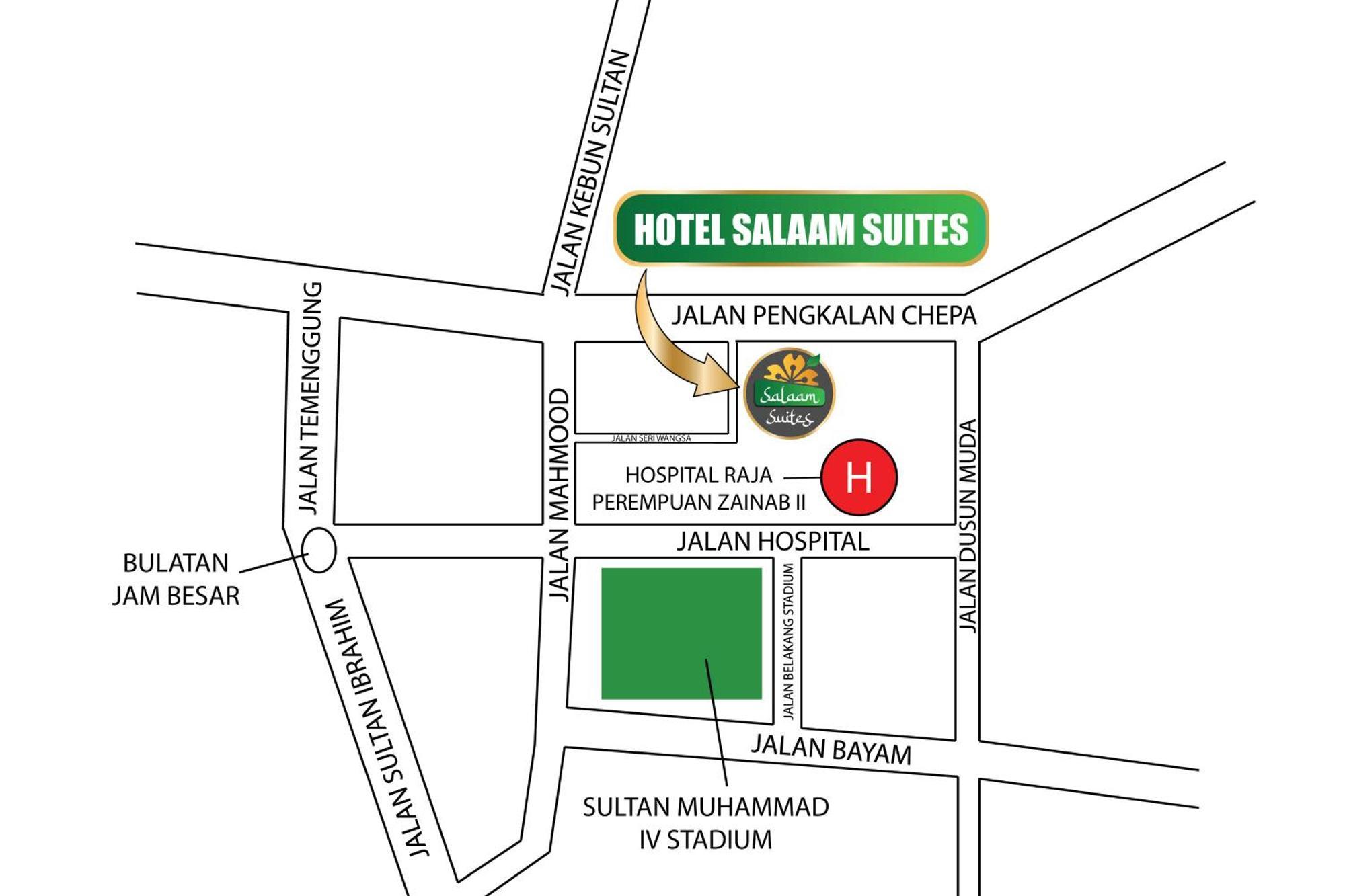 Salaam Suites Hotel Kota Bharu Extérieur photo